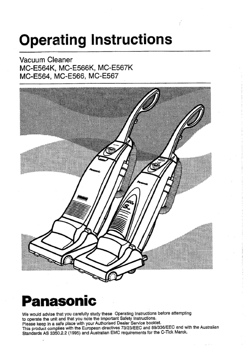 Panasonic MC-E564K operating instructions