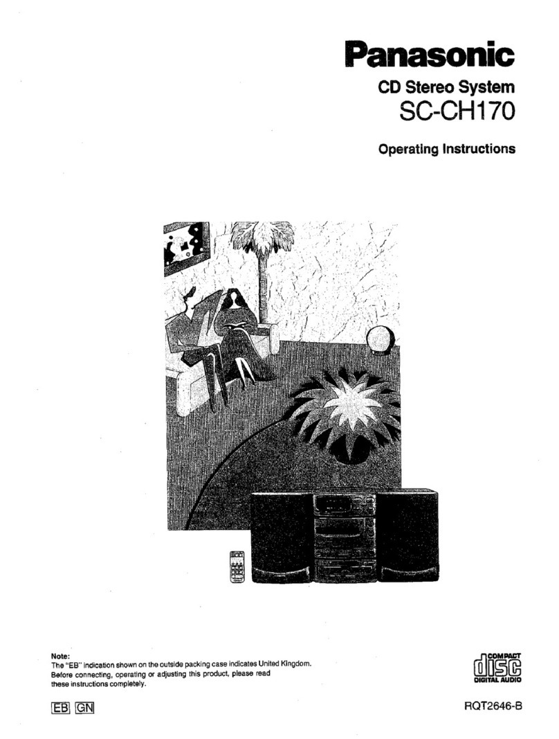 Panasonic SC-CH170 User manual