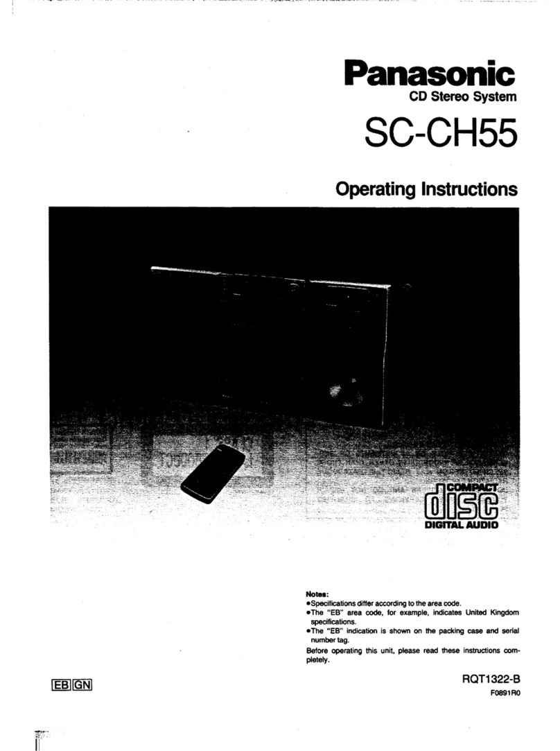 Panasonic SC-CH55 operating instructions
