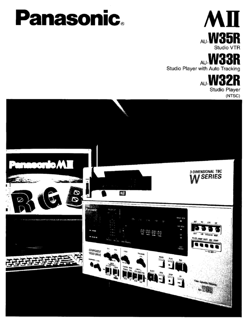 Panasonic MII AU-W35R User manual