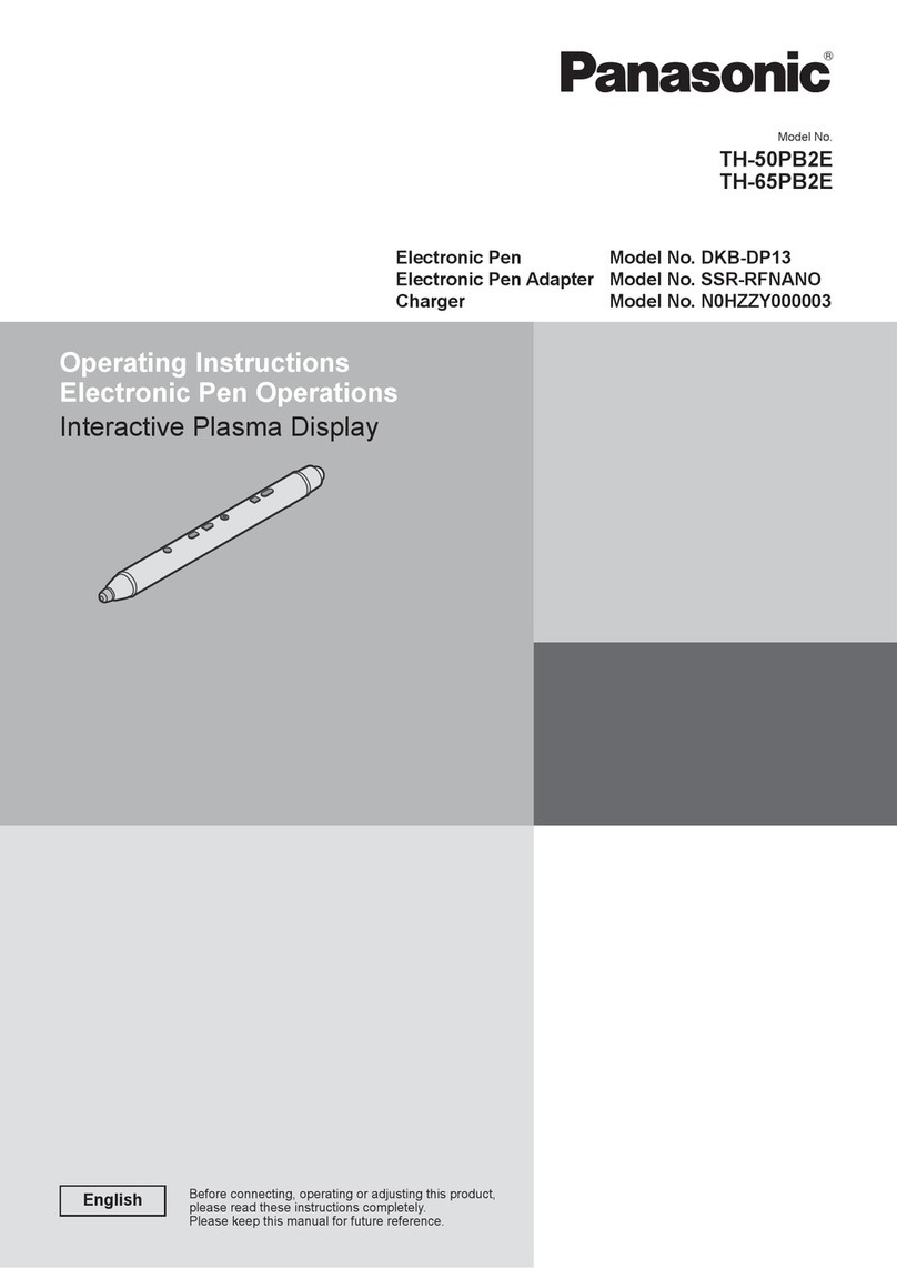 Panasonic TH-50PB2E User manual