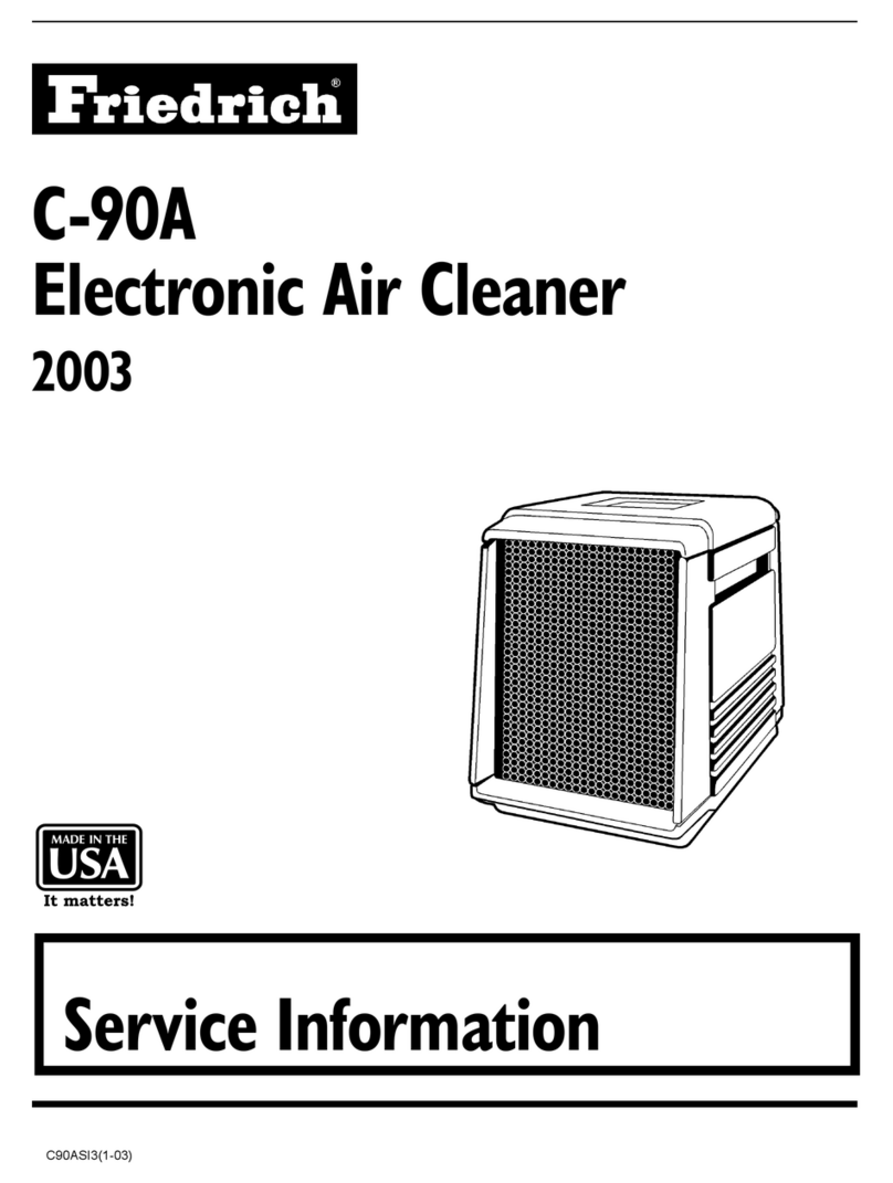 Friedrich C-90A Operating and installation instructions Friedrich C-90A Operating and installation instructions