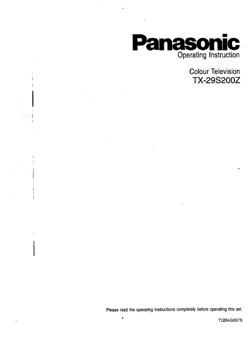 Panasonic TX-29S200Z User manual