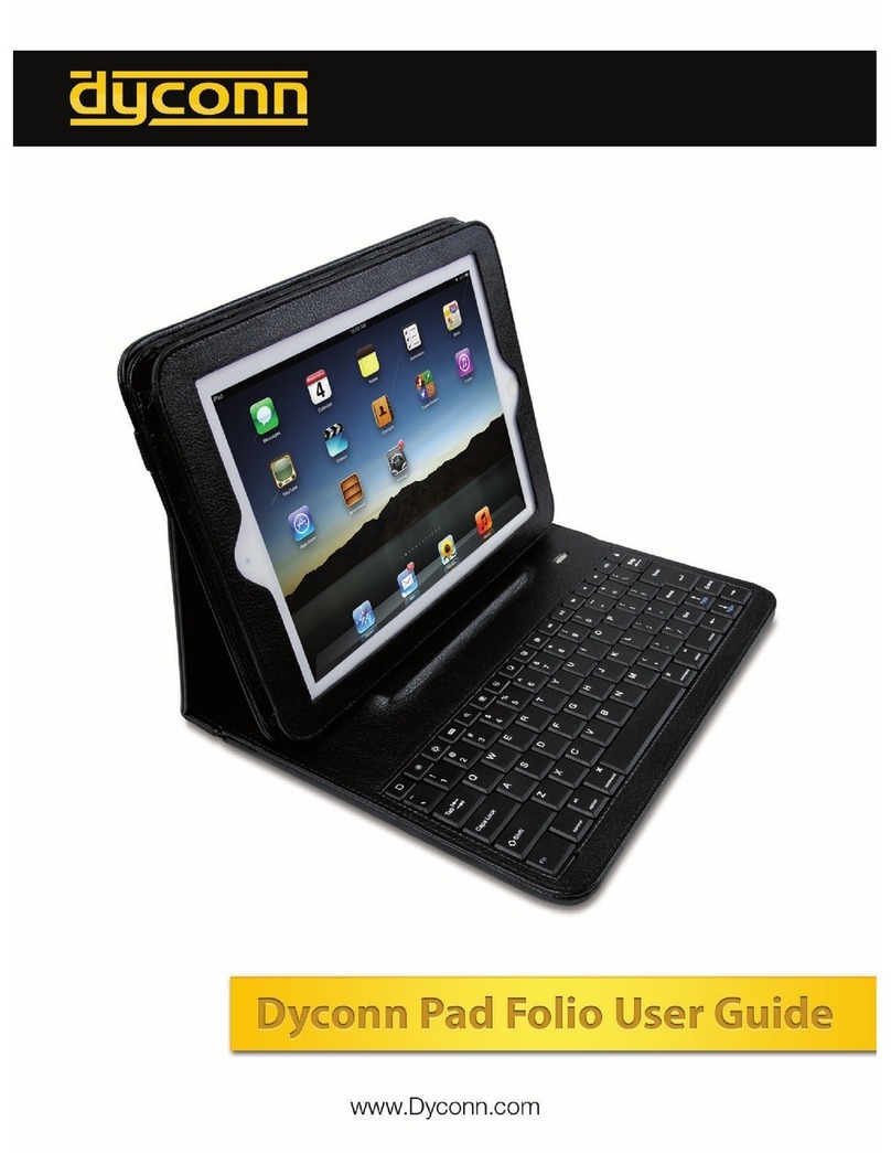 Dyconn Pad Folio case user guide