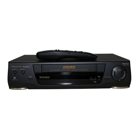 Panasonic NV-SD270 Series User manual Panasonic NV-SD270 Series User manual