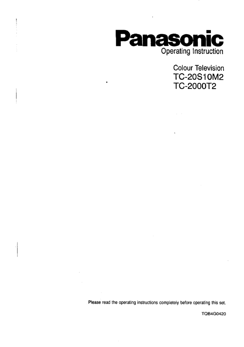 Panasonic TC-20S10M2 Operating	 instruction