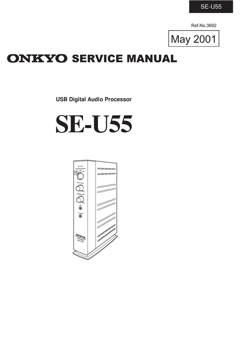 Onkyo SE-U55 Service manual