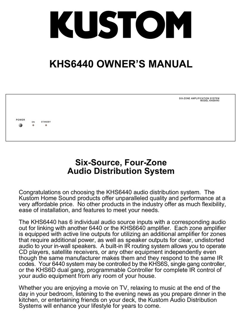 Kustom KHS6440 User manual