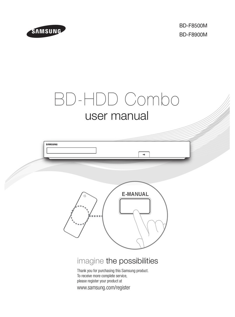 Samsung BD-F8500M user manual