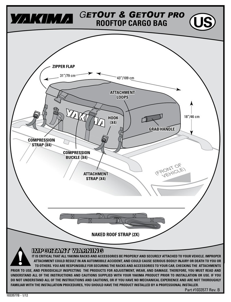 Yakima GetOut instructions