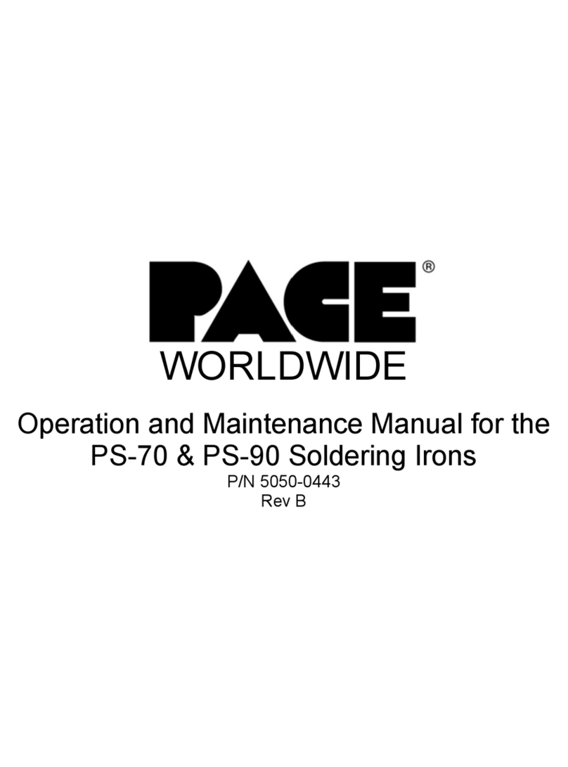 Pace PS-70 User manual