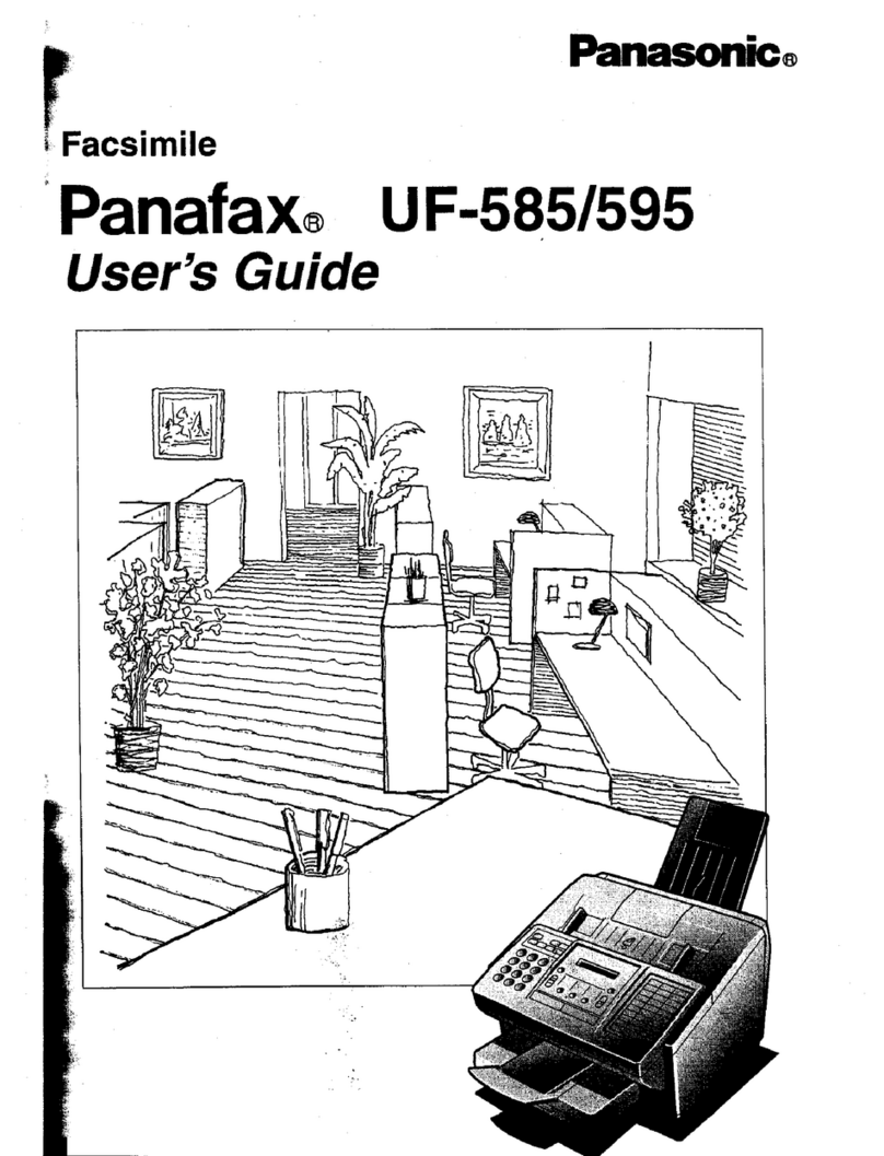 Panasonic Panafax UF-585 user guide