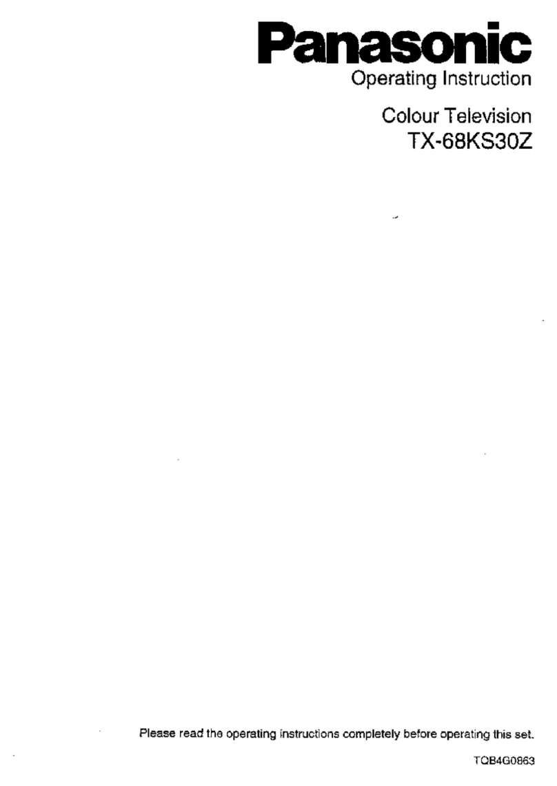 Panasonic TX-68KS30Z User manual