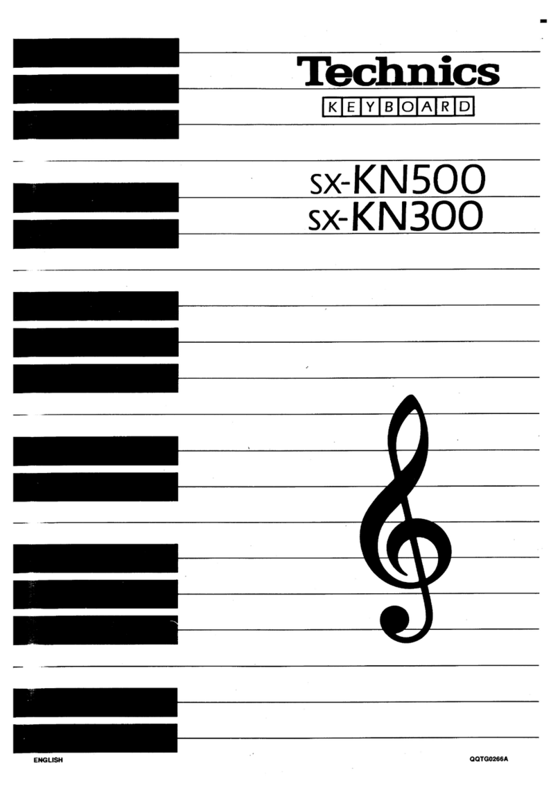 Technics sx-KN500 User manual