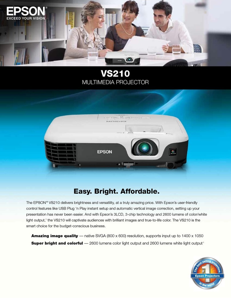 Epson VS210 User manual