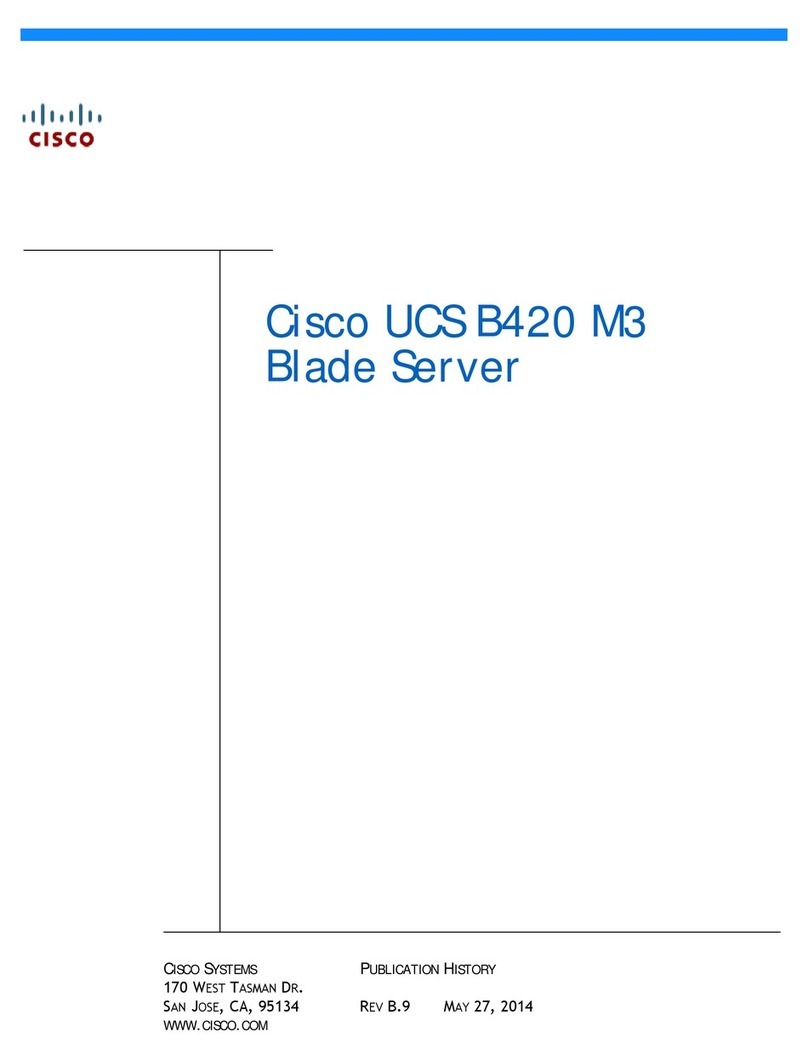 Cisco UCS B420 M3 User manual