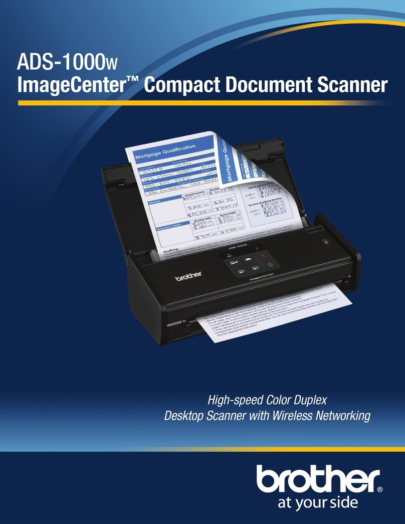 Brother ImageCenter ADS-1000w User manual