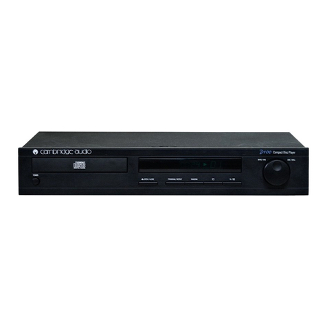 Cambridge Audio D100 User manual