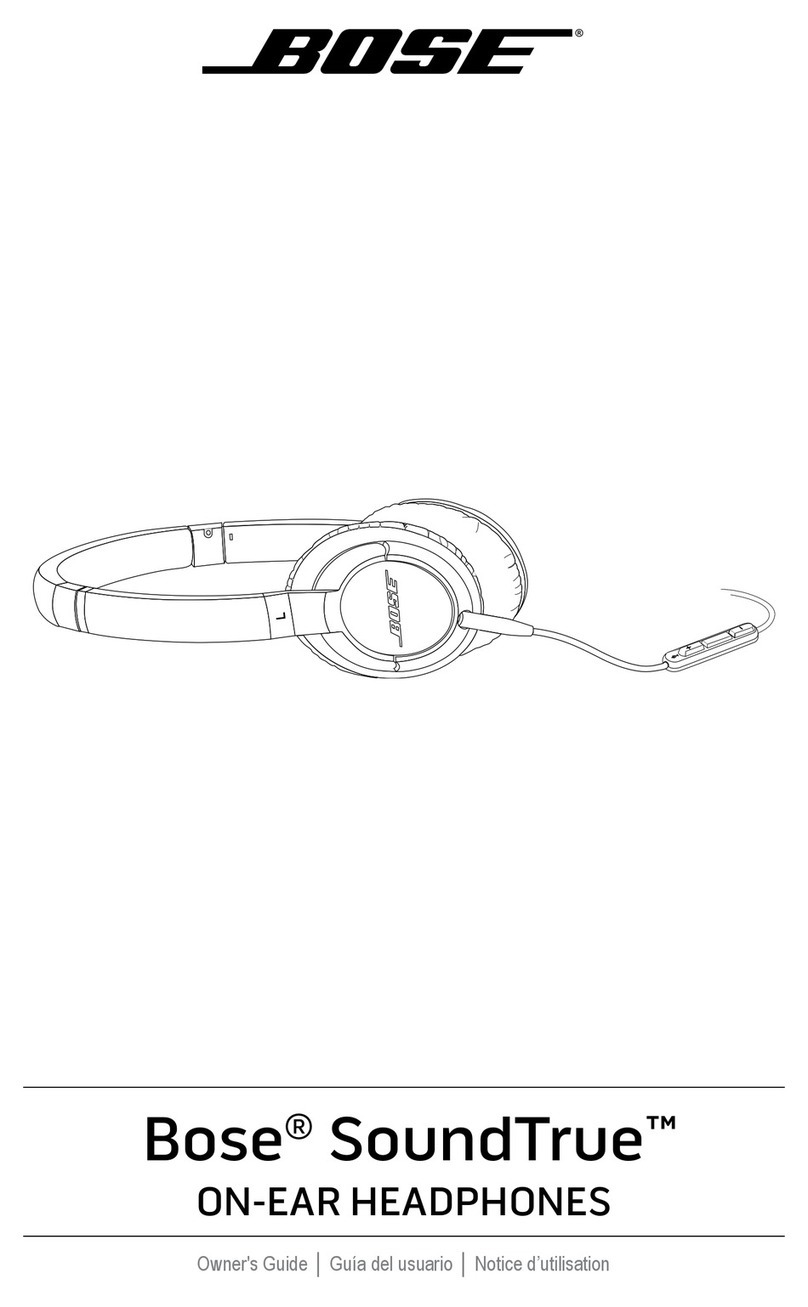 Bose SoundTrue User manual Bose SoundTrue User manual