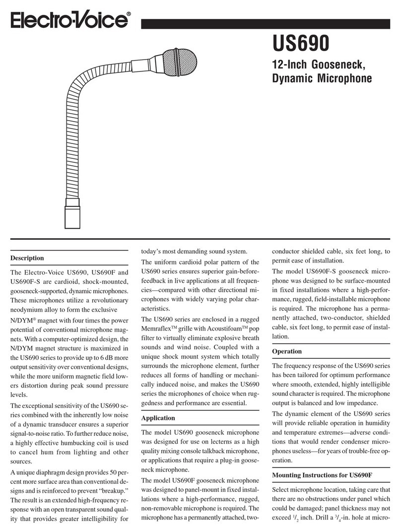 Electro-Voice US690 Brochure & specs