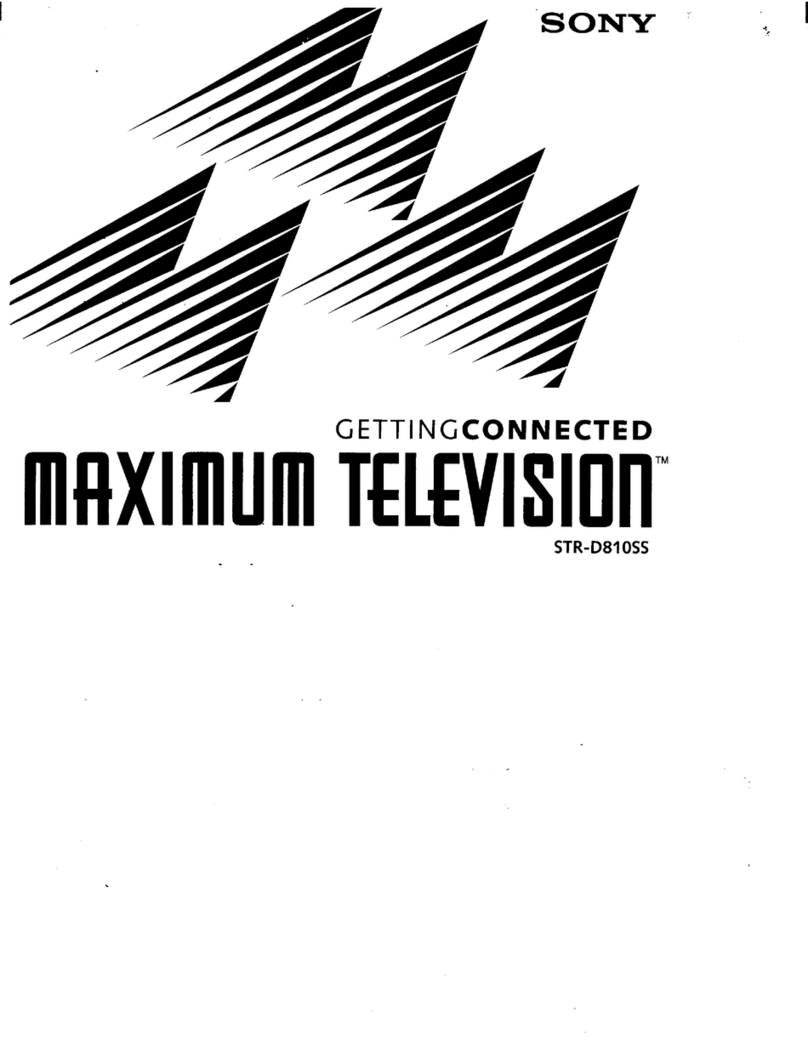 Sony STR-D810SS manual&nbsp;