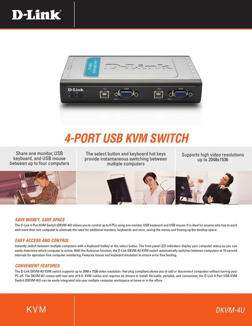 D-Link DKVM-4U User manual