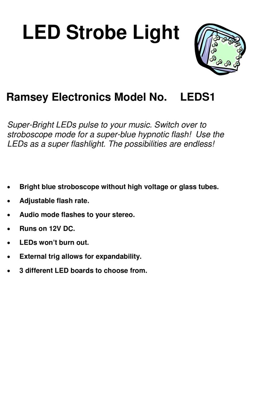 Ramsey Electronics LEDS1 quick reference page guide