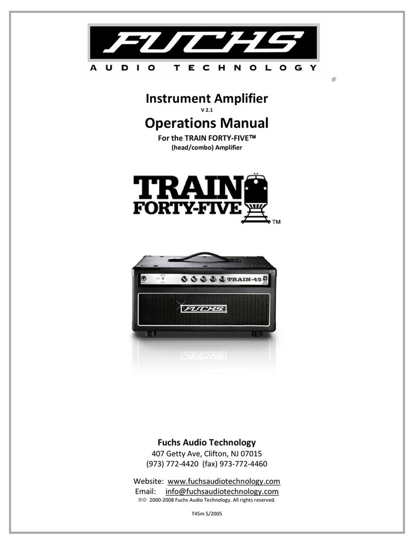 Fuchs Audio Technology TRAIN-45 Operation manual