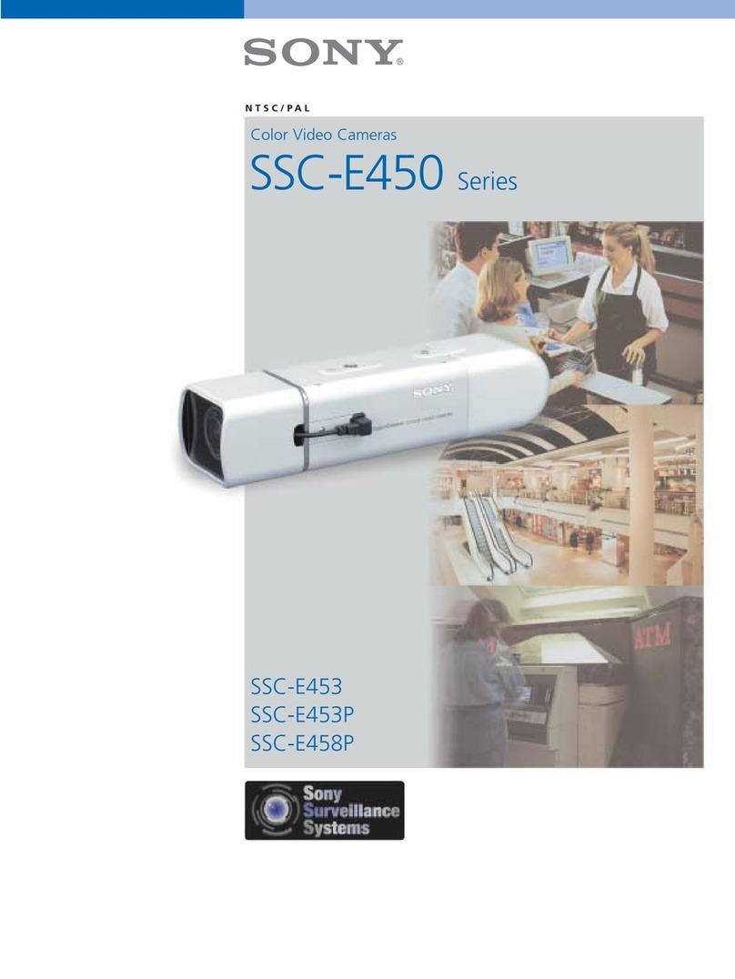Sony SuperExwave SSC-E453P Installation and operation manual