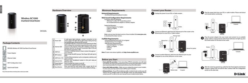 D-Link DIR-820L User manual
