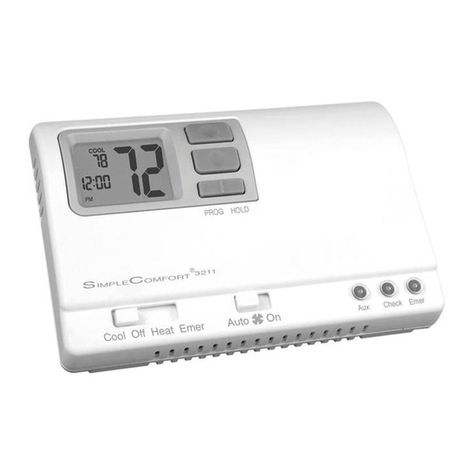 ICM Controls Simple Comfort SC3211L User manual
