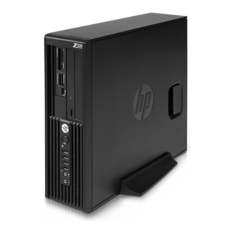 HP Z220 SFF Series User manual