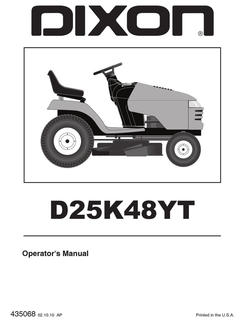 Dixon D25K48YT User manual