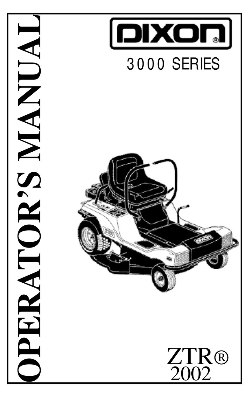 Dixon ZTR 3000 Series Operator's manual