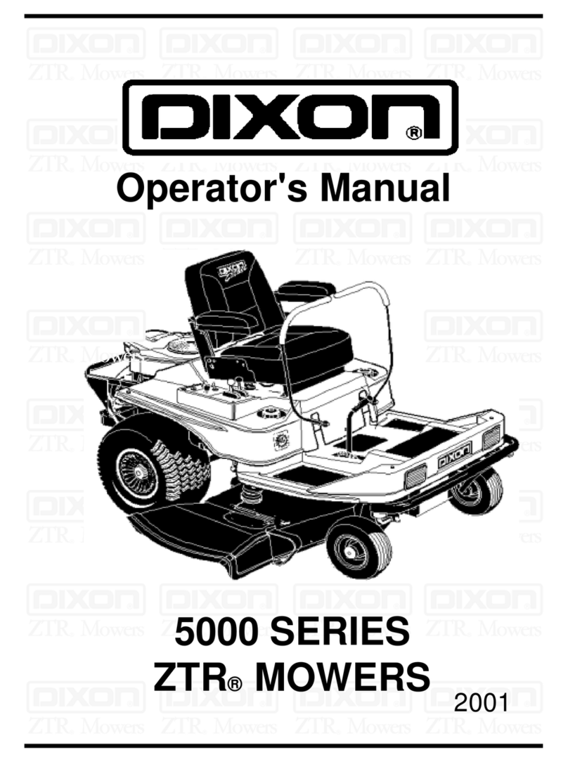 Dixon ZTR 5000 Series User manual