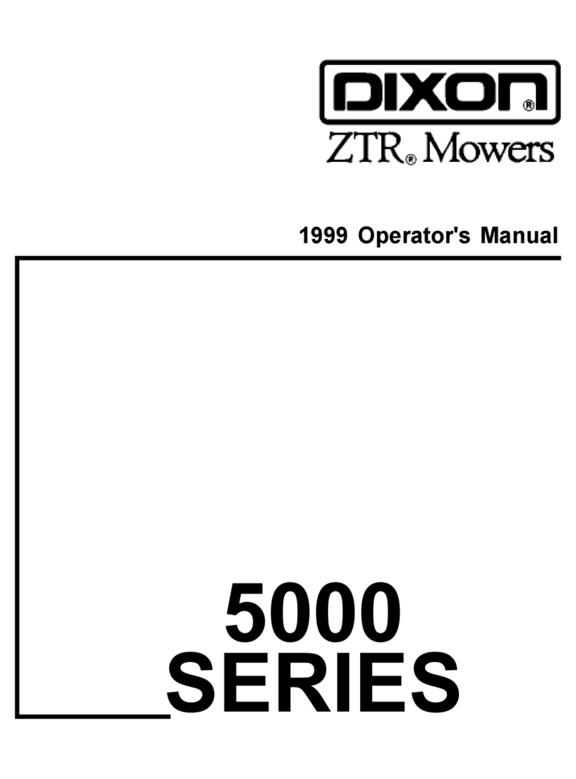 Dixon ZTR 5000 Series User manual