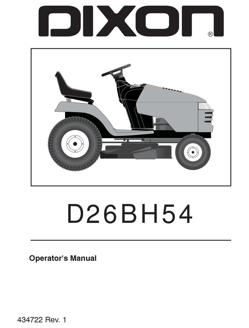 Dixon D26BH54 Operator's manual