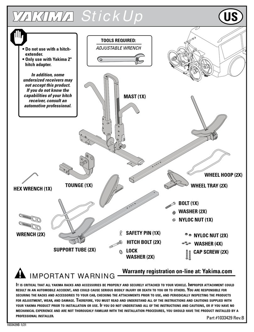 Yakima StickUp User manual