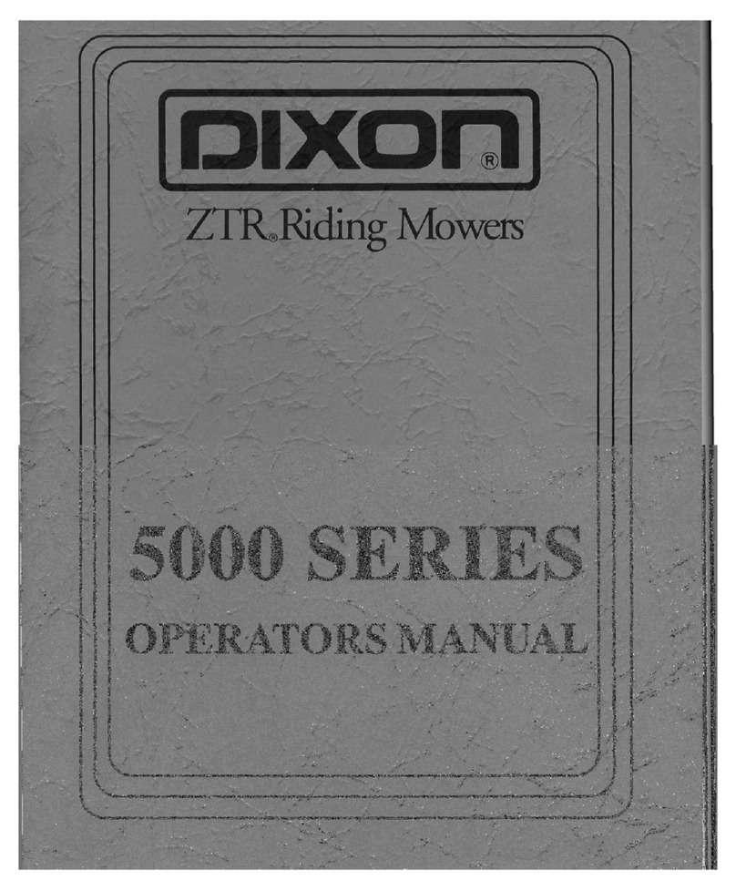 Dixon ZTR 5601 Operator's manual