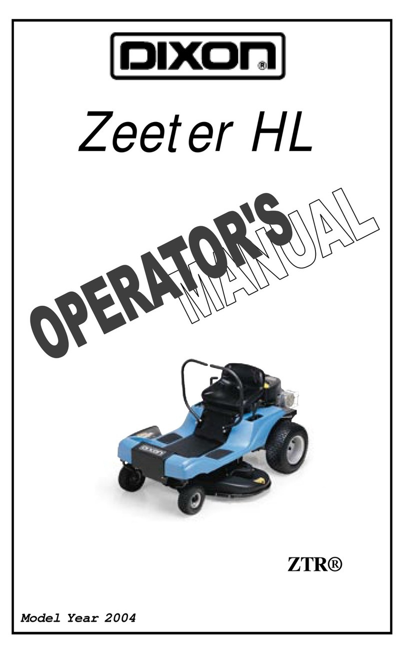 Dixon ZEETER HL 42 User manual