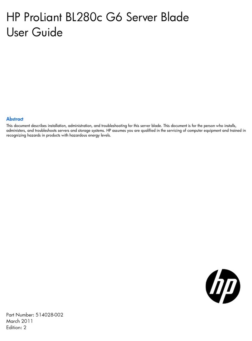 HP ProLiant BL280c G6 user guide