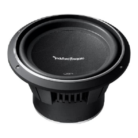Rockford Fosgate Punch P3D2-10 Installation & operation guide