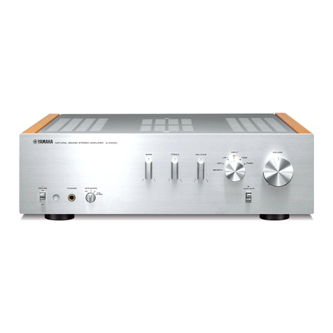 Yamaha AS1000 - Amplifier owner's manual
