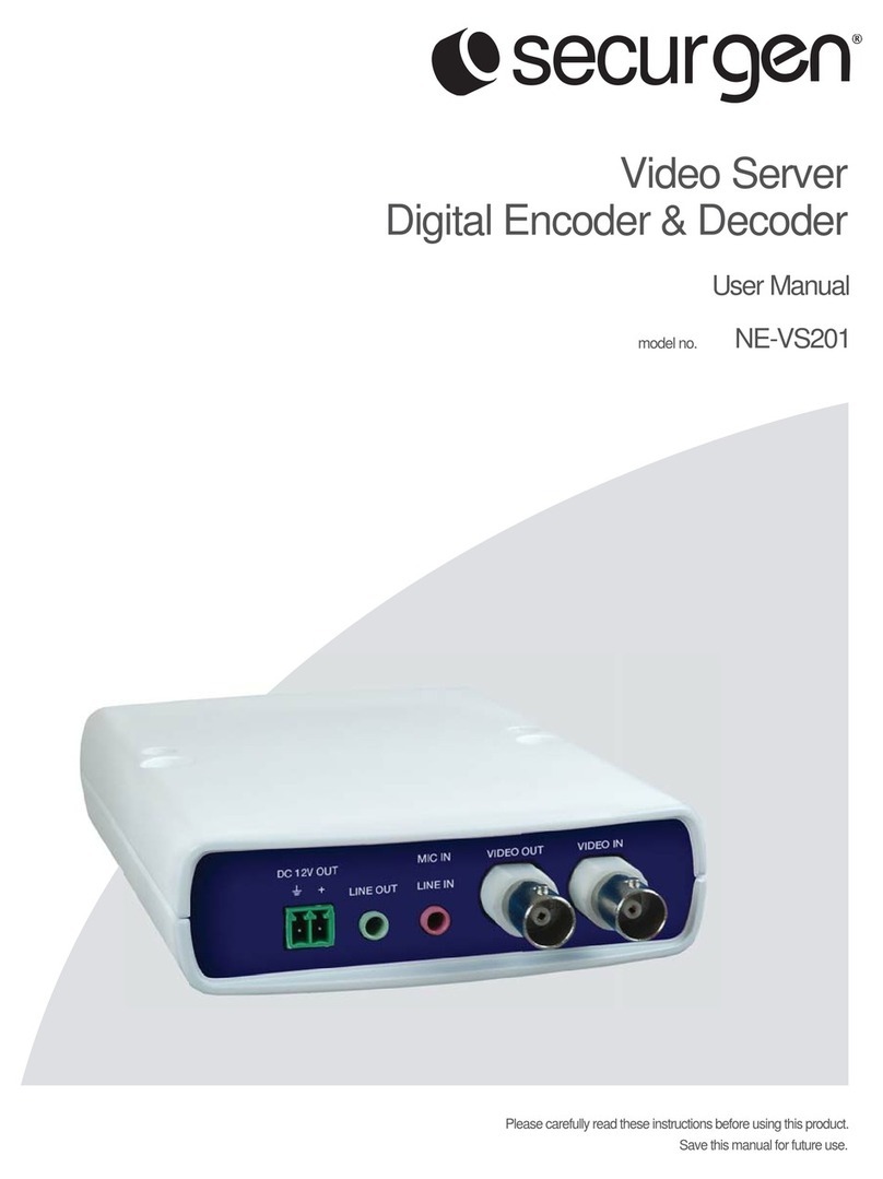 Securgen NE-VS201 user manual