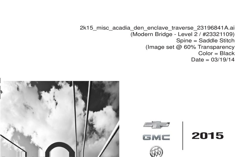 Buick Acadia 2015 owner's manual