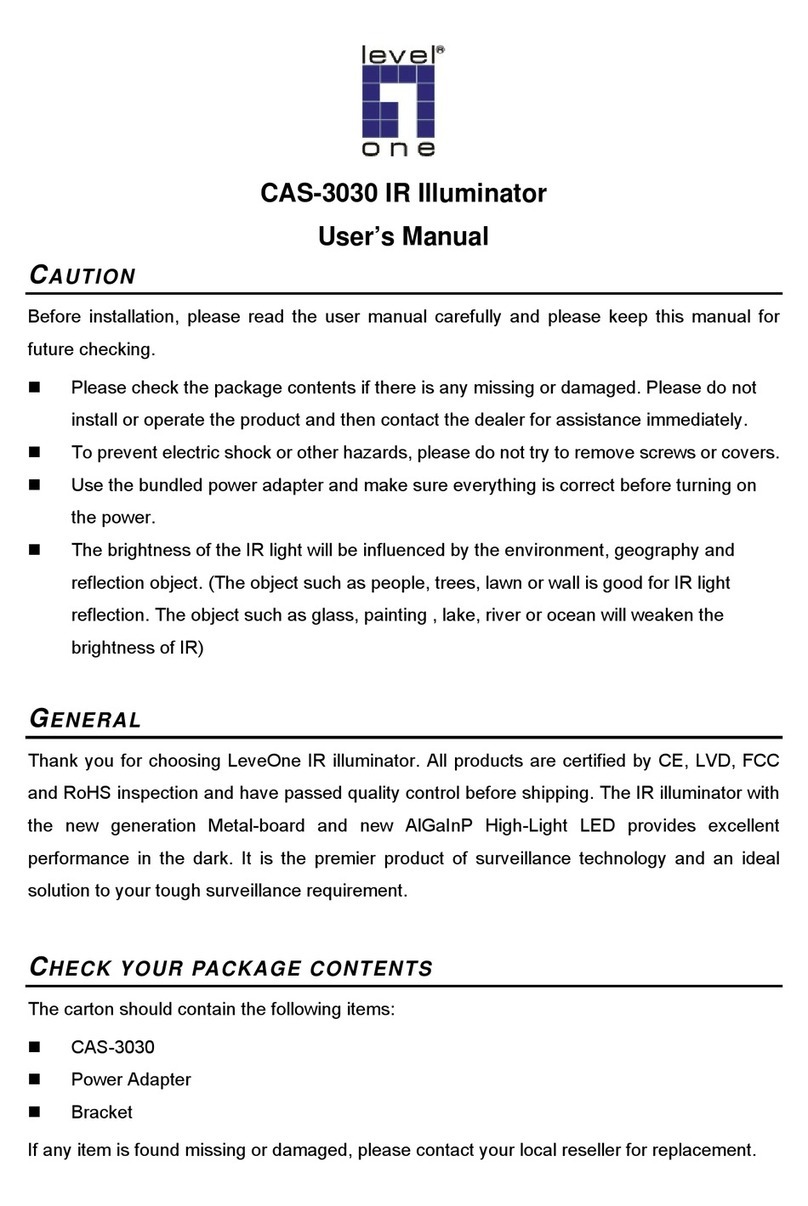 LevelOne CAS-3030 user manual