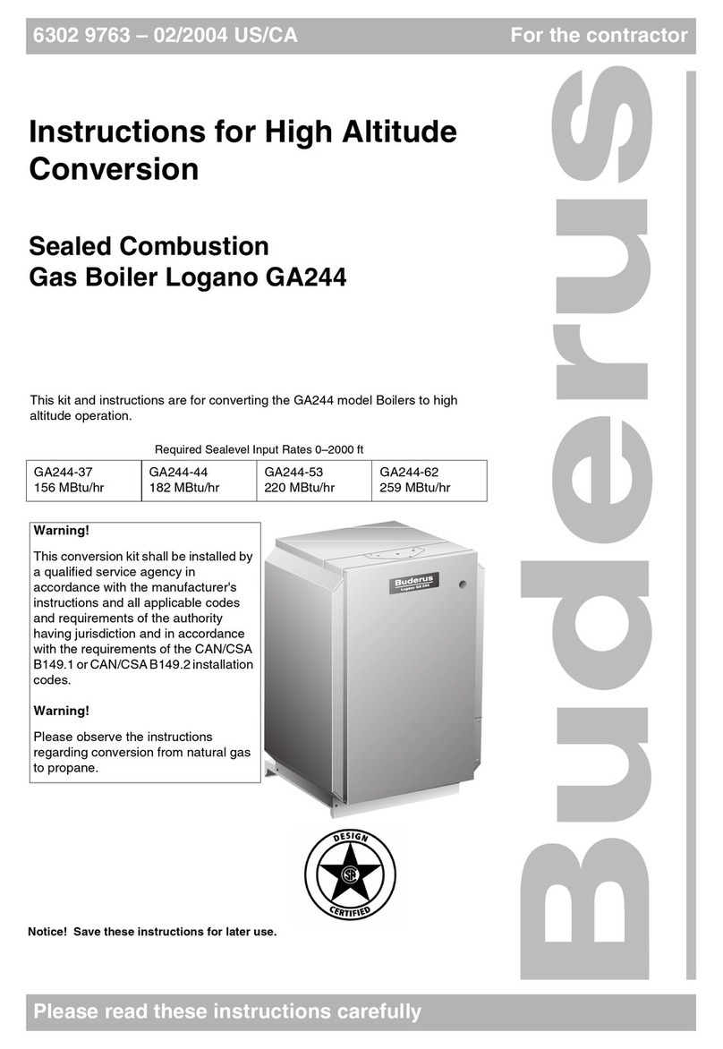 Buderus Logano GA244-37 Manual