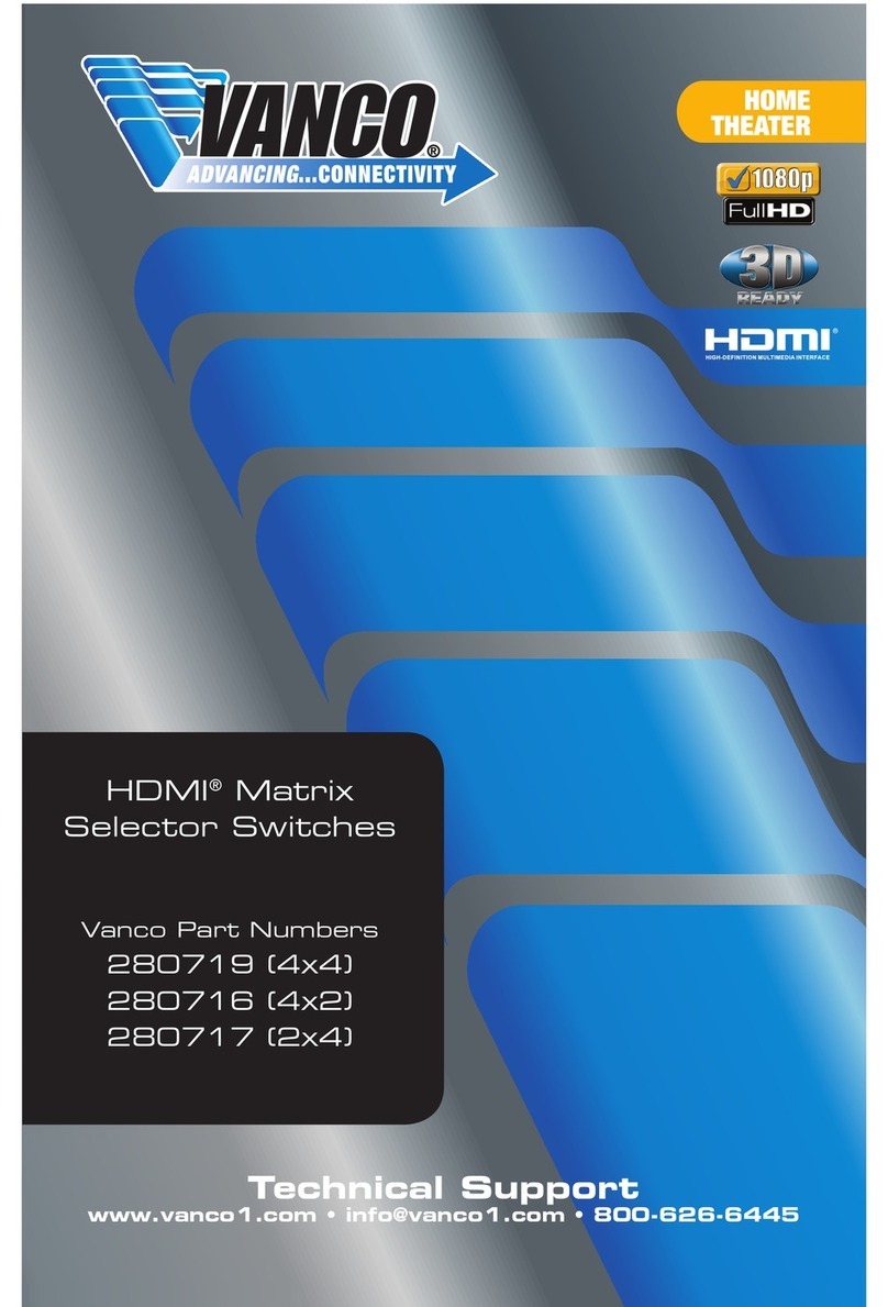 Vanco 280719 User manual