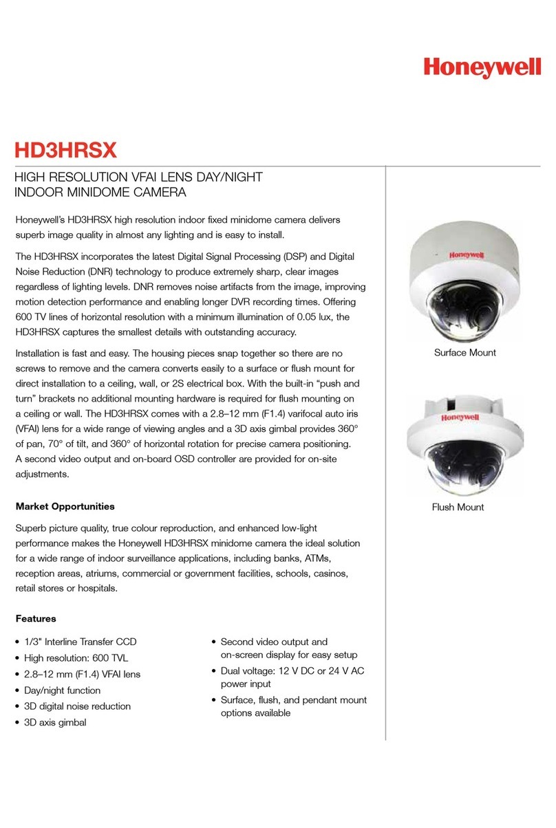 Honeywell HD3HRSX Specifications