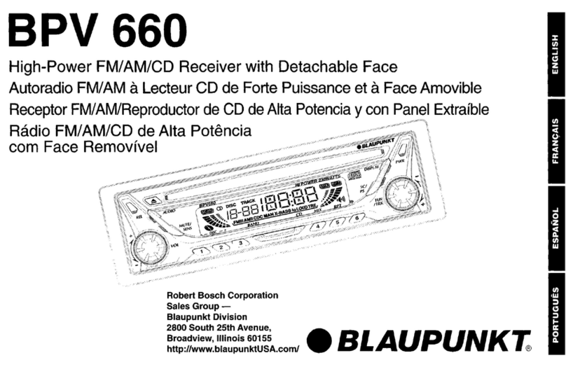 Blaupunkt BPV 660 User manual